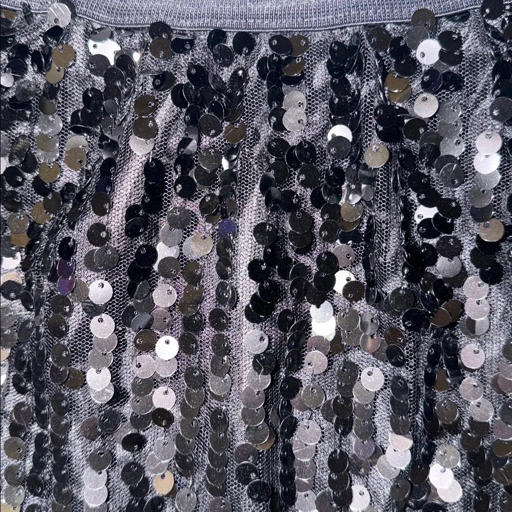 Justice black sequin skirt (shorts underneath) size 10 girls